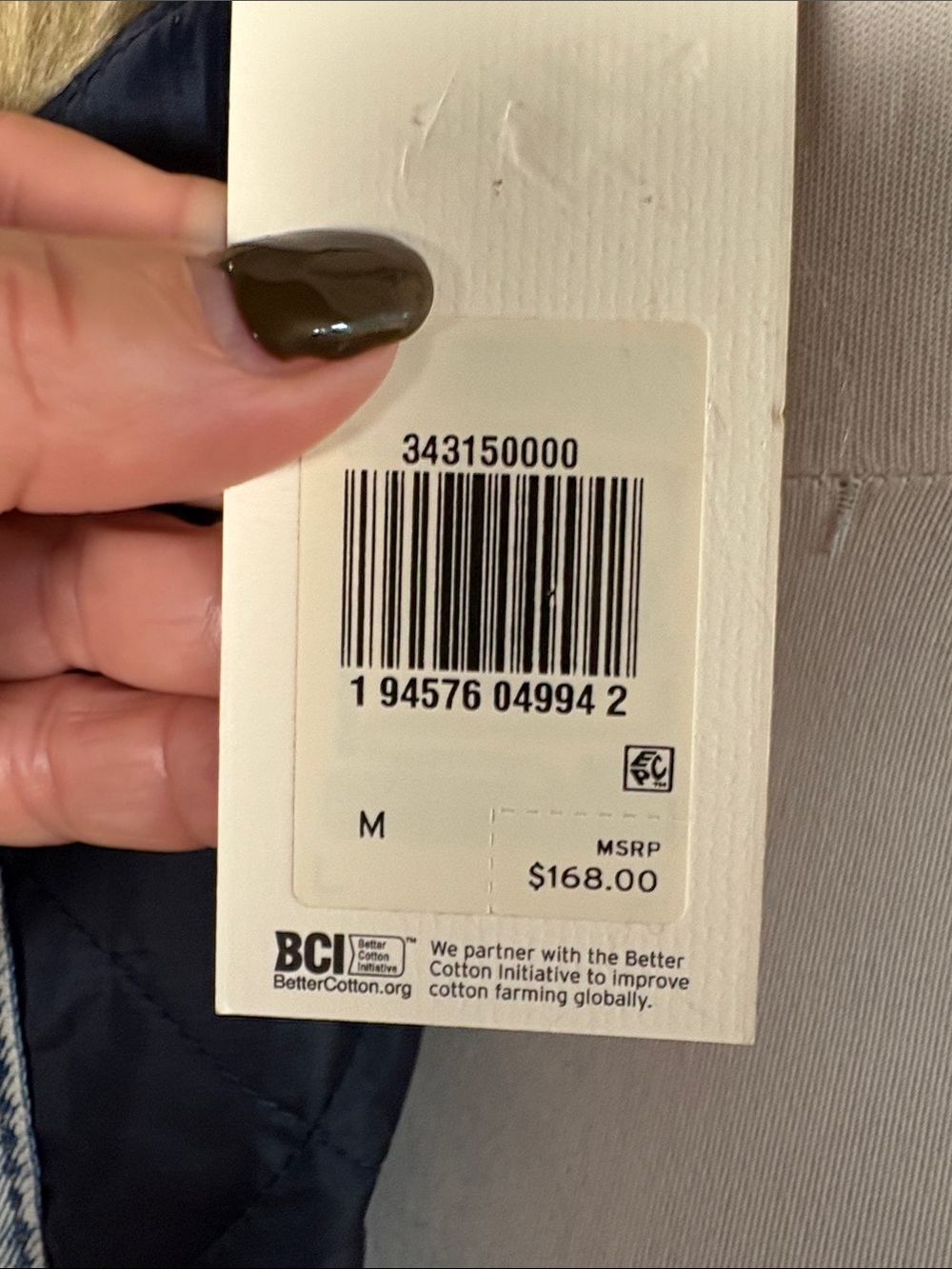 Levi's Taupe Faux Fur-Front Light Blue Denim Jacket - Picture 3 of 4